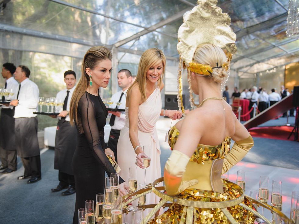 Melissa Rountree, Robin McMonigle at Art Ball 2014