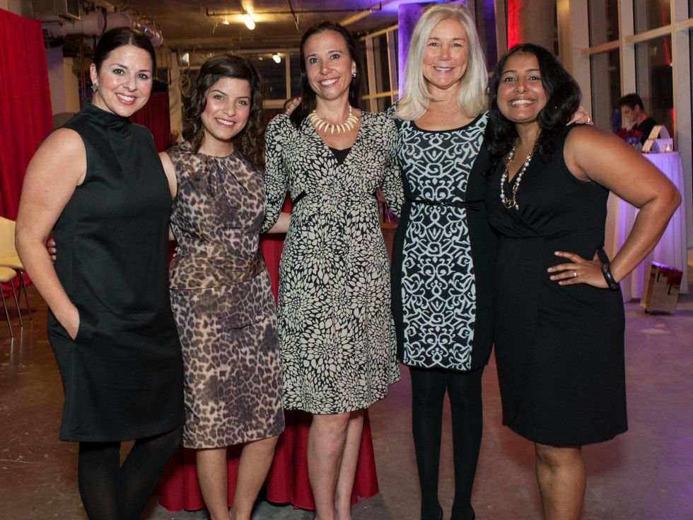 Melissa Sherrill, Shivangi Pokharel, Nicole Farrar, Anne Lacy, Manju Alexander, the family place partners card party