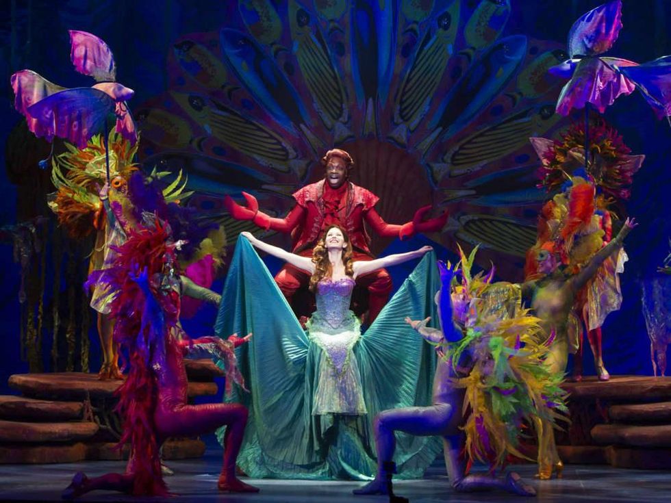 Melvin Abston and Alison Woods in The Little Mermaid