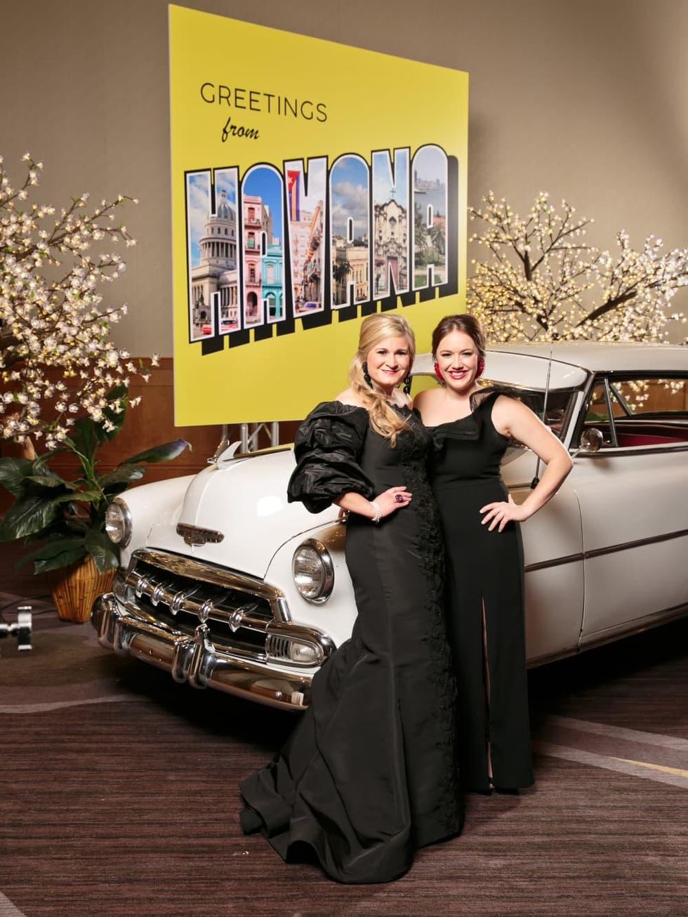 Meredith Allen and Cari Euart, Slipper Club Havana Nights 2018