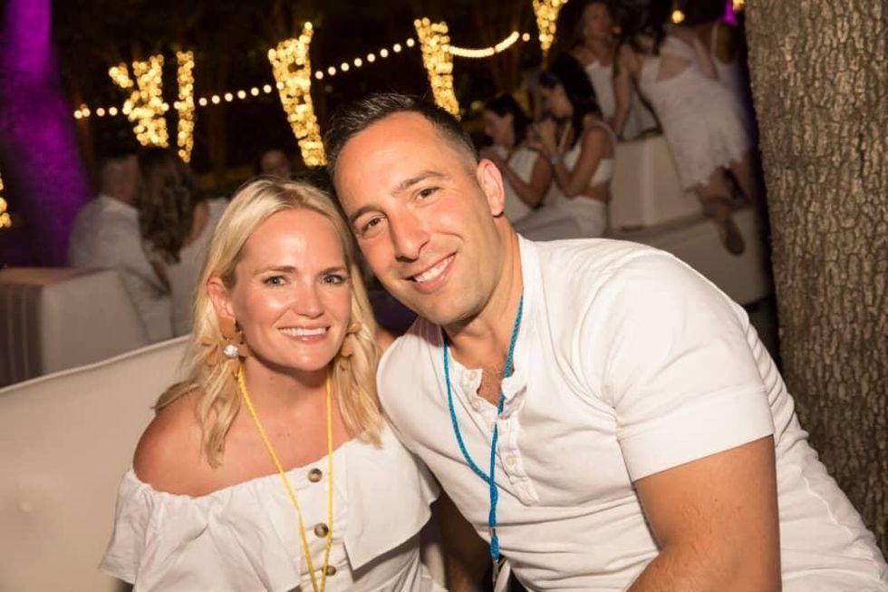 Meridith and Jeremey Zidell, White Party