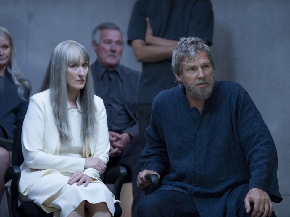 Meryl Streep and Jeff Bridges in The Giver