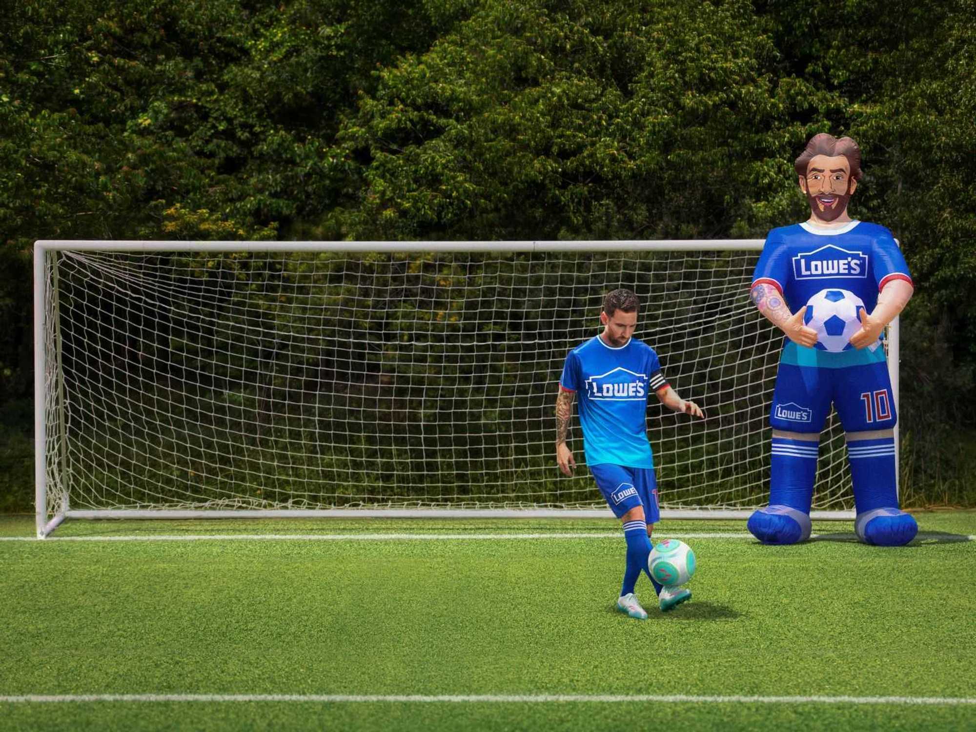 Messi inflatable