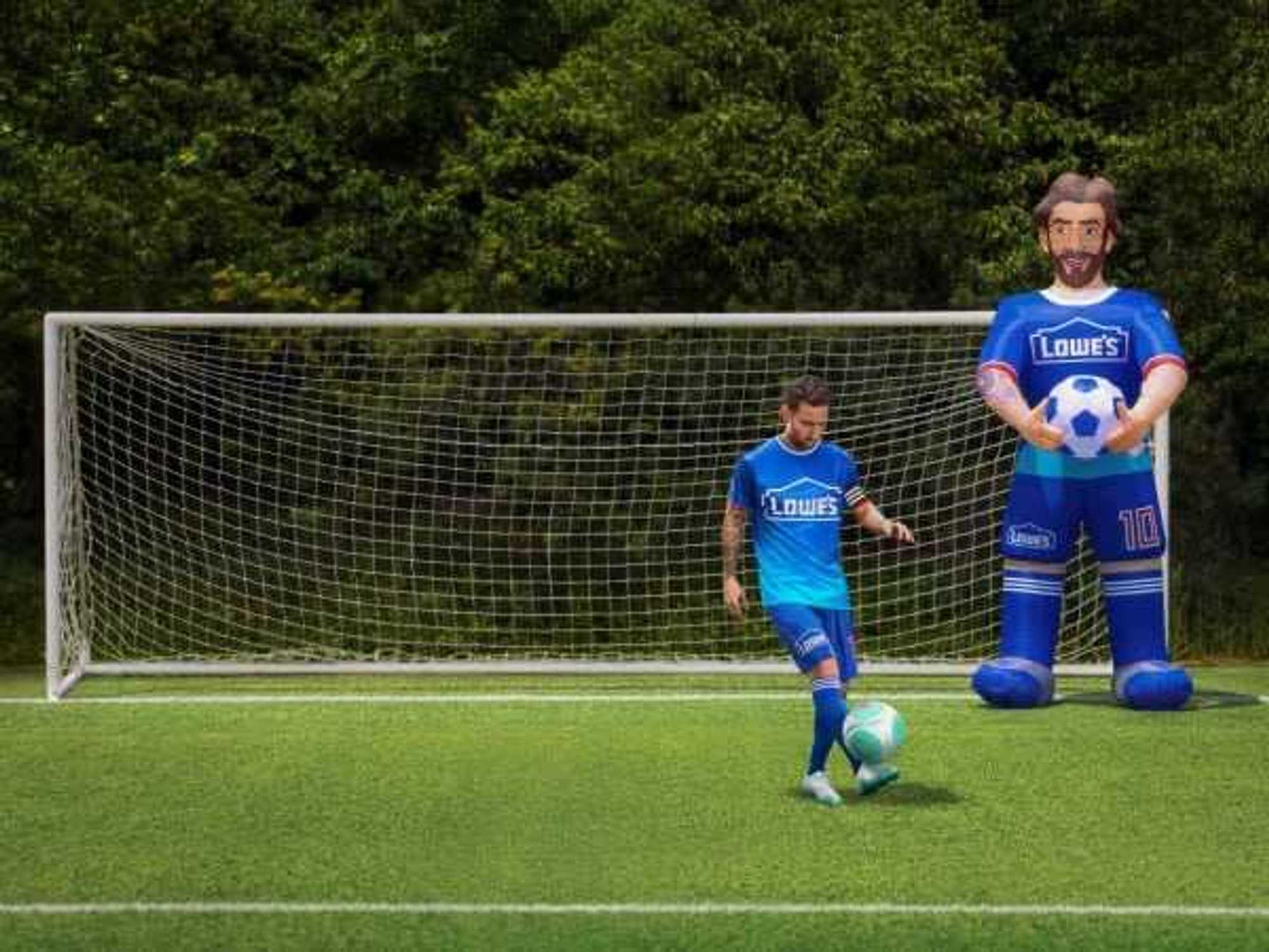Messi inflatable