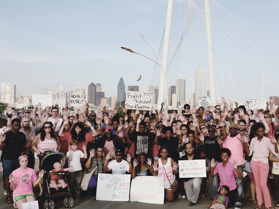 Michael Brown protests in Dallas