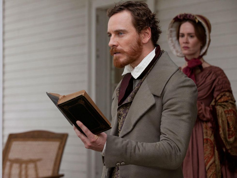 Michael Fassbender and Sarah Paulson in 12 Years a Slave