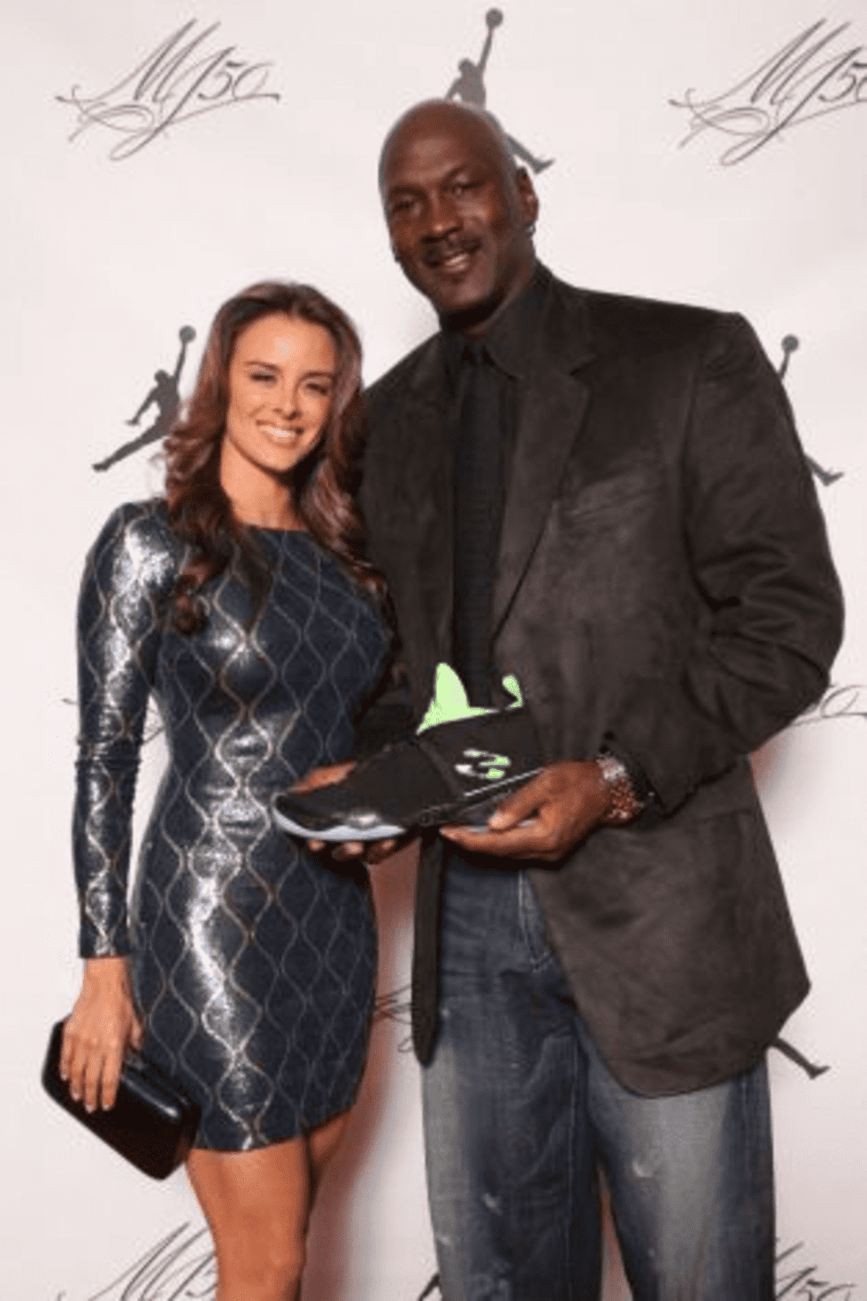 Michael Jordan and fiancee Yvette Prieto, at his 50th birthday party in  Houston. - CultureMap Dallas
