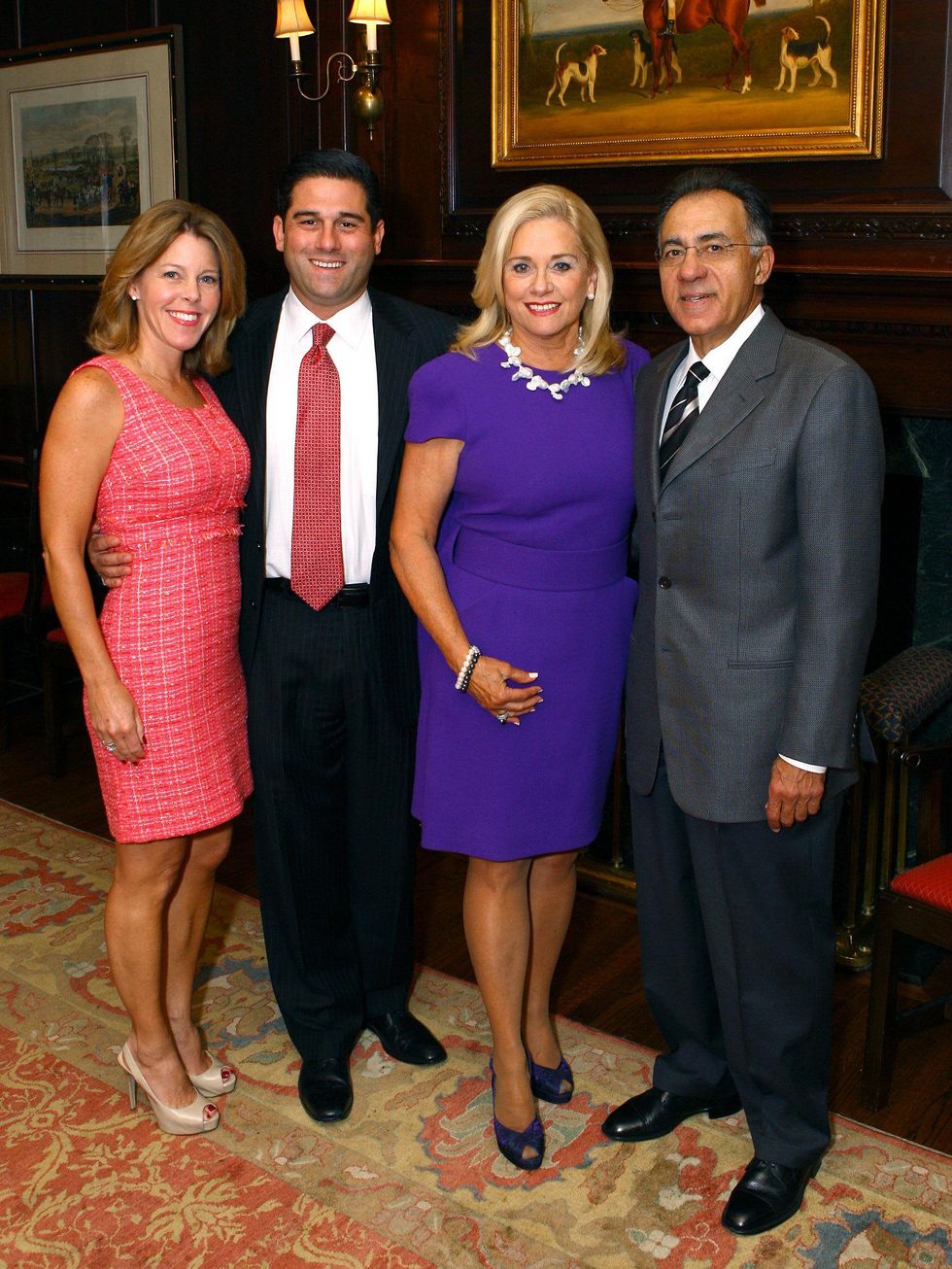 Michaela and Trey Guena, Ann Dyer, Honorary Service Award recipient; Bob Dyer