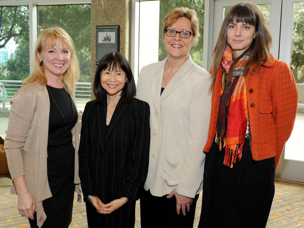 Michele Myers, Sylvia Komatsu, Deborah Johnson and Sarah Jane Semrad, national philanthropy day awards