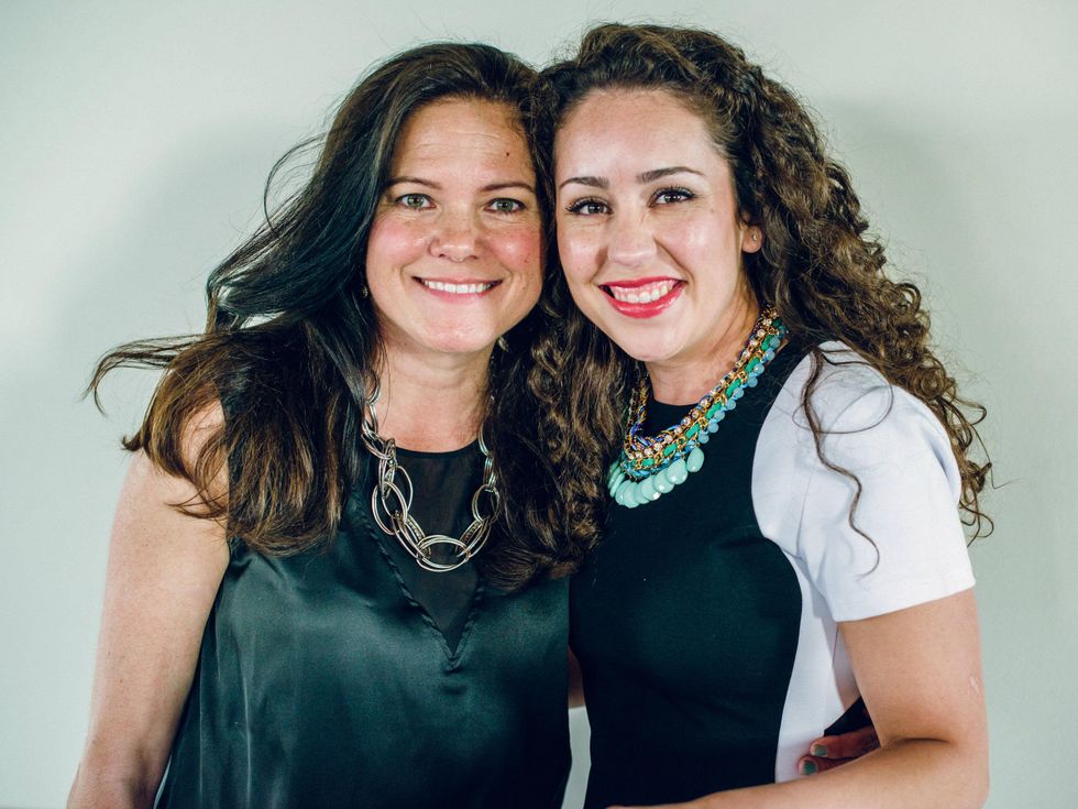 Michele Reising, Polish Executive Director Kat Armstrong, polish fashion show