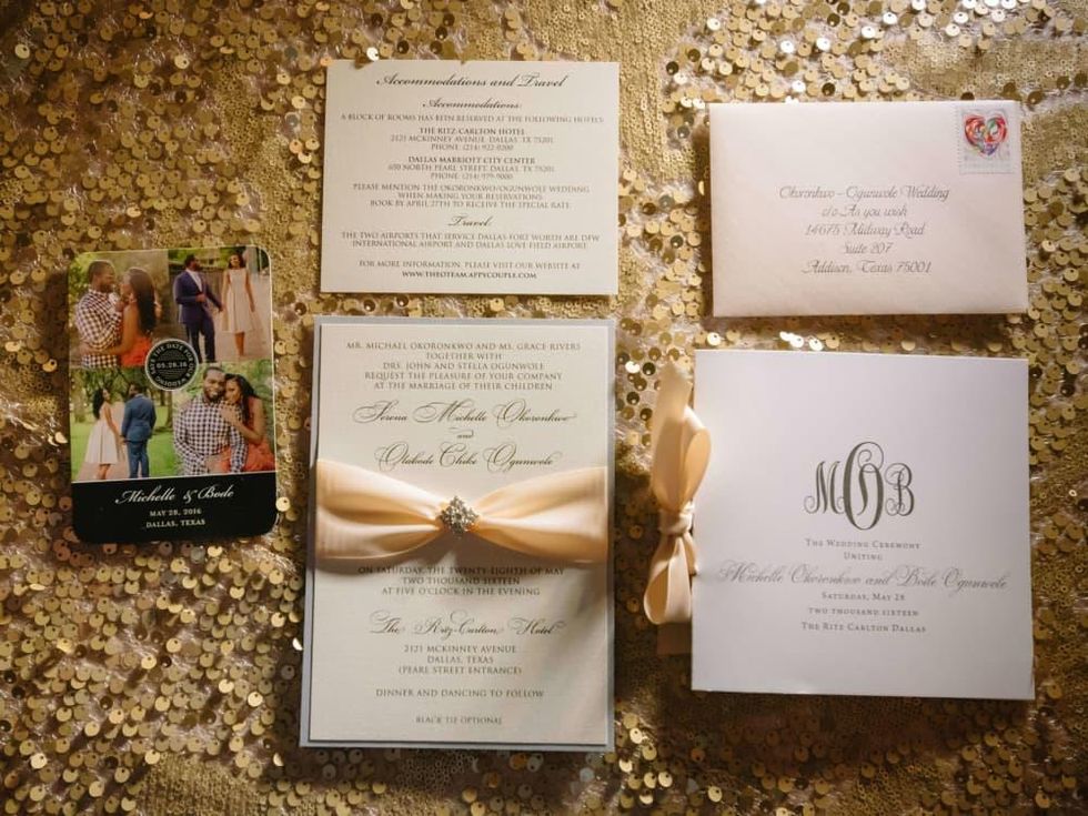 Michelle and Bode Ogunwole wedding