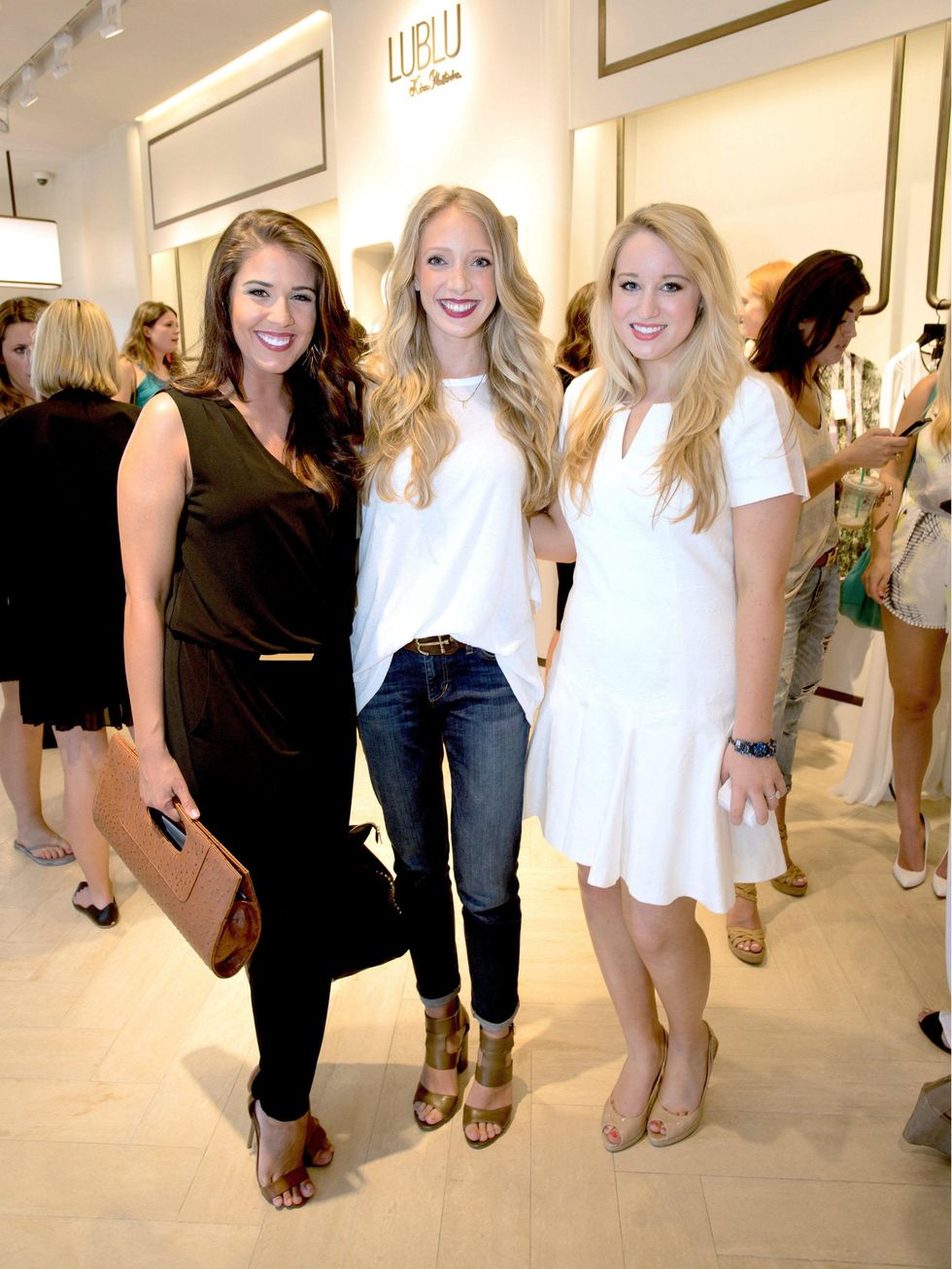 Michelle Hanson, Karley Kiker, Cassidy Woodard, Circle Seven Five launch