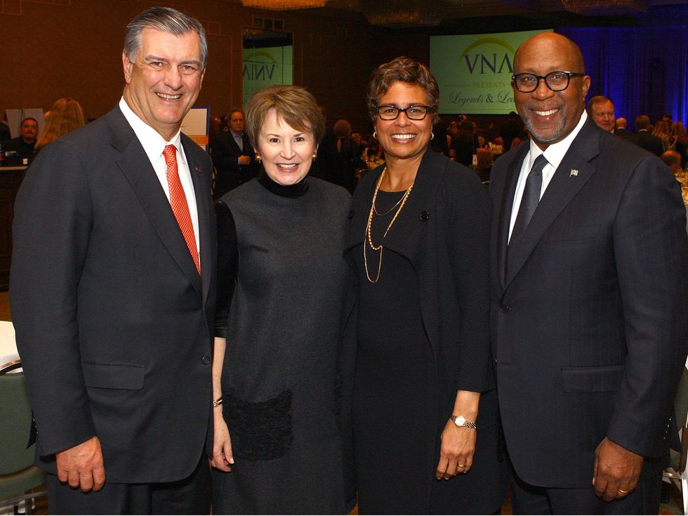 Micki and Mike Rawlings with Matrice and Ron Kirk, VNA Legends and Leaders