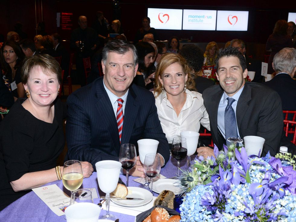 Micki & Mayor Mike Rawlings, Michelle & Patr ick Kinde, Momentus Institute