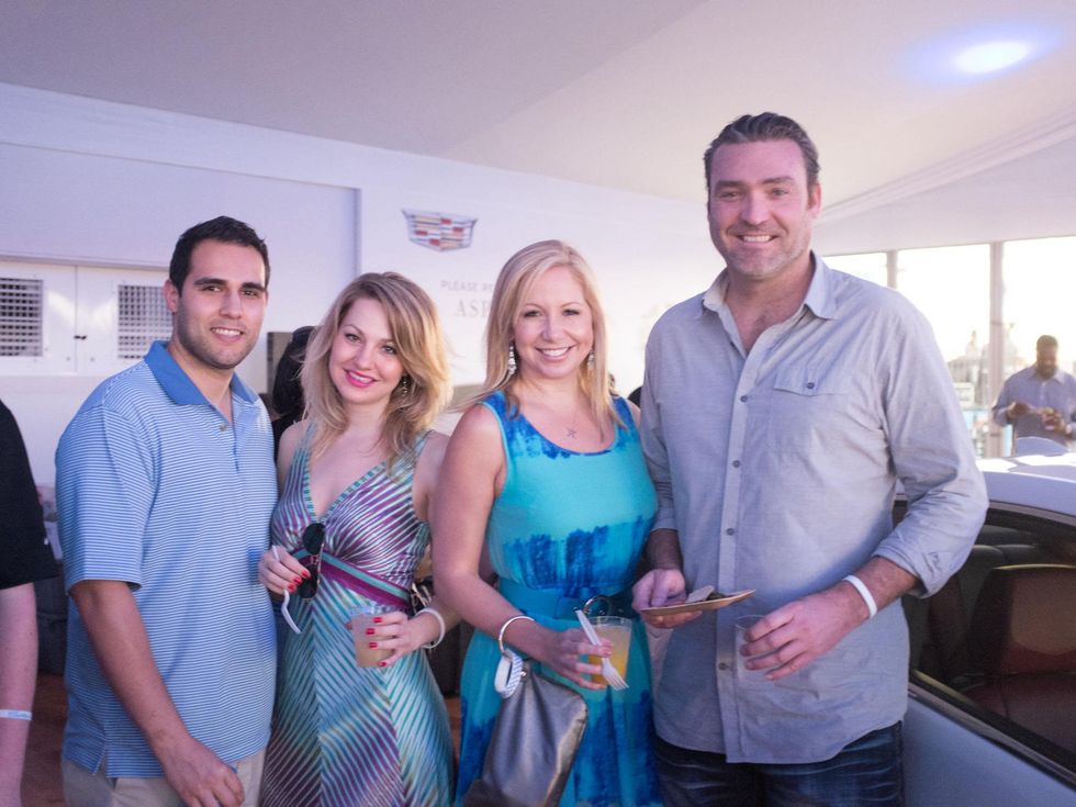 Miguel Garcia, Chelsea Geiger, Holly Hendrix, Brent Bendrix, cadillac cool down, culturemap dallas, byron nelson