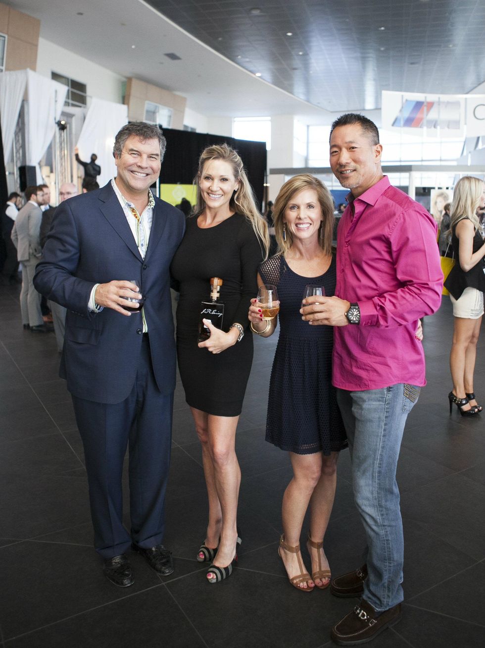 Mike Howard, Kelly Smith, Margie Shynkaruk, Wes Tachibana, dine and design 2014