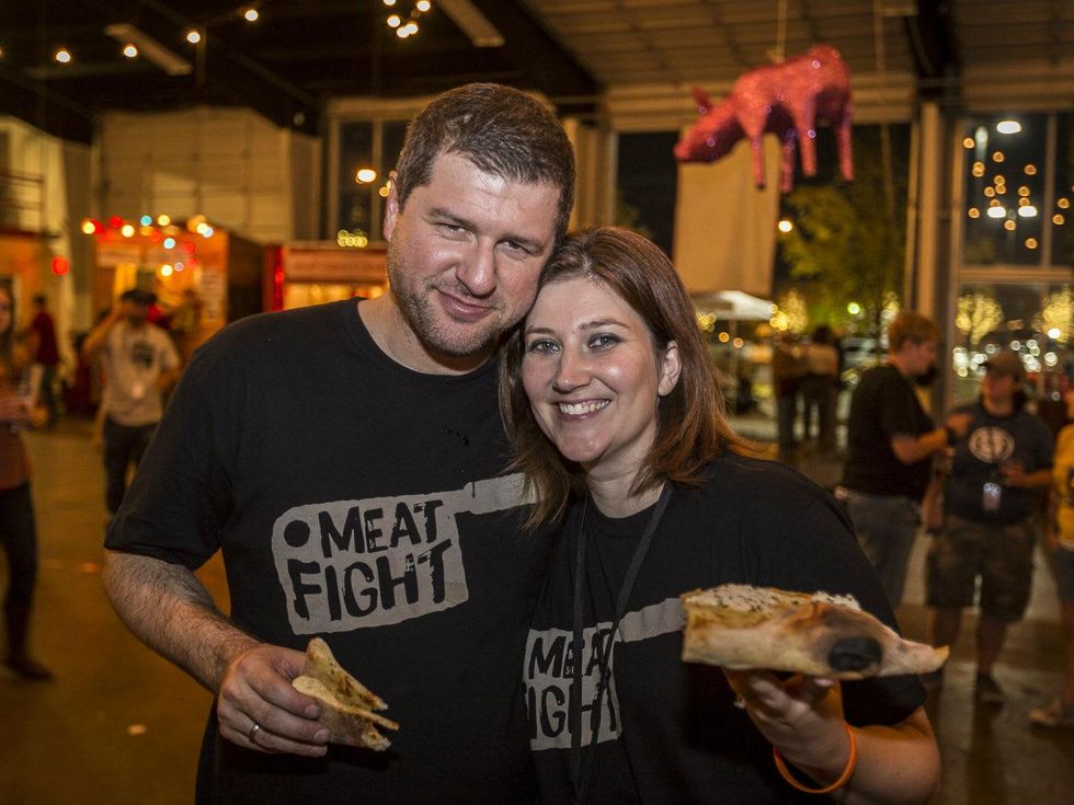 Mike Laussade, Alice Laussade at Meat Fight 2013