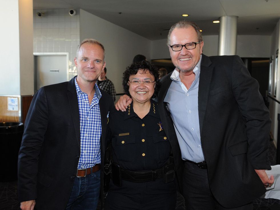 Miller Crowe, Sheriff Lupe Valdez, John McGill, Black Tie Dinner, HBO