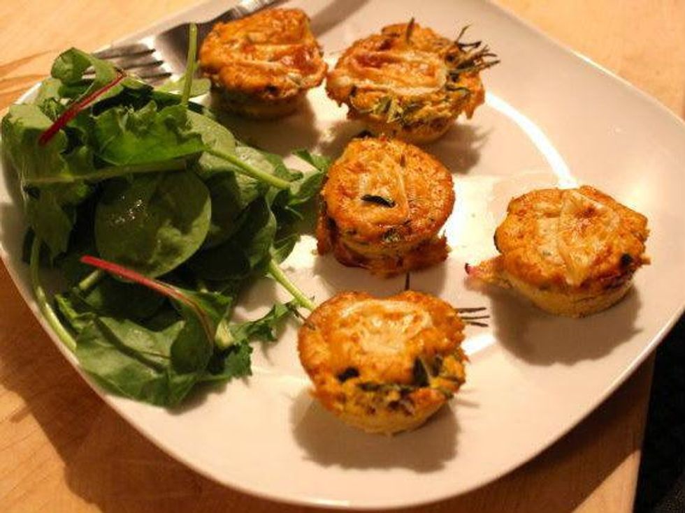 mini quiche plate, deer lake lodge