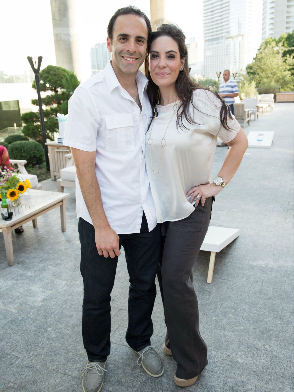 Mitch Karasik, Jessica Karasik, SJ loves B Glam up your gameday