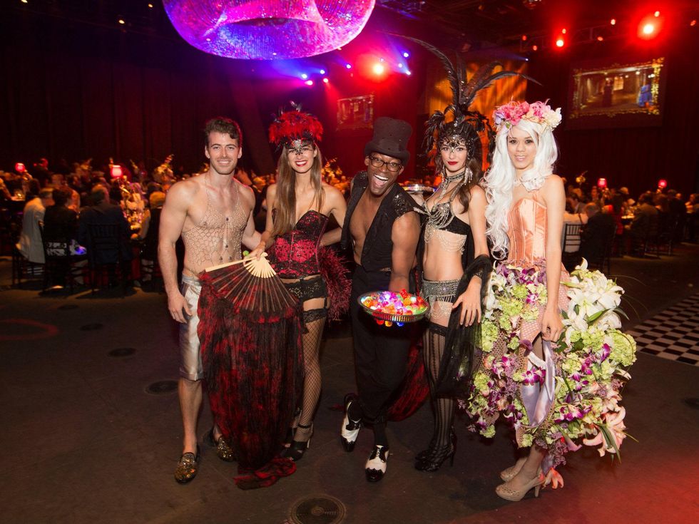 Models at the Dallas Theater Center Centerstage Gala 2015