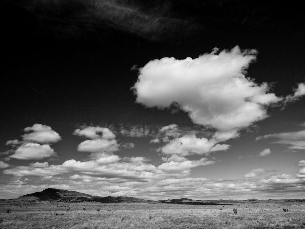 Models.com photo shoot in Marfa, Texas