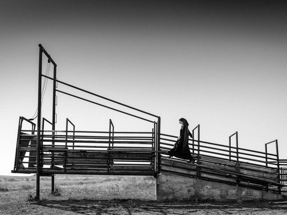 Models.com photo shoot in Marfa, Texas