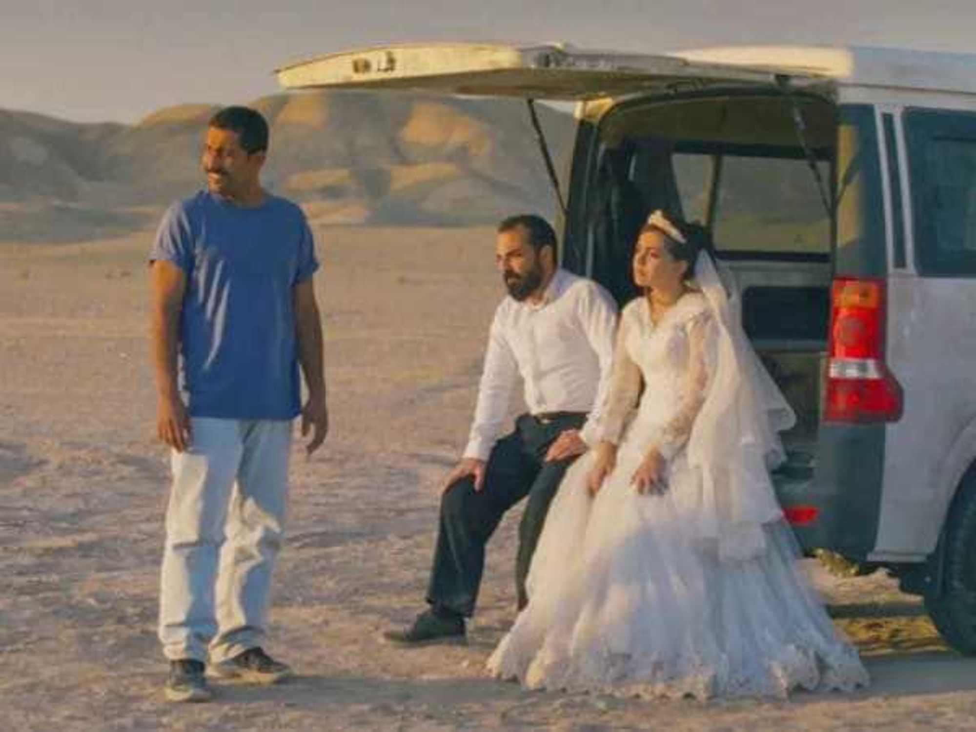 Mohamad Ali Elyasmehr, Majid Panahi, and Hadis Pakbaten in It Was Just an Accident