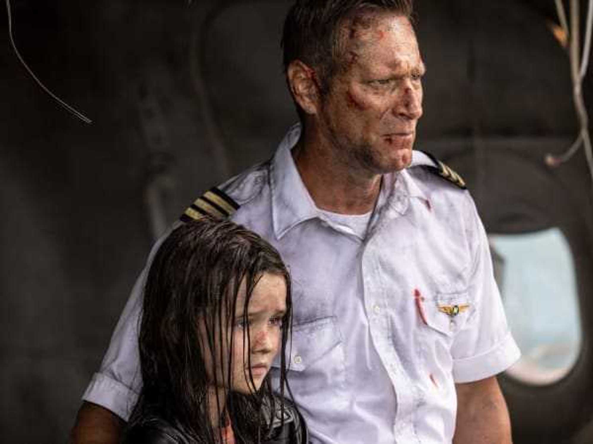 Molly Belle Wright and Aaron Eckhart in Deep Water