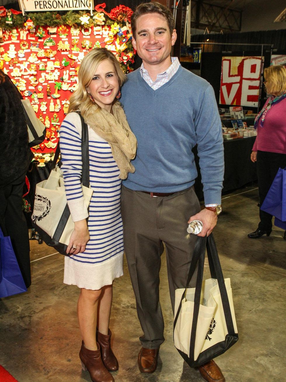 Molly Boulay and Tommy Lavelle, Chi O Christmas Market
