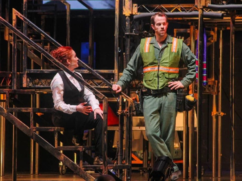 Molly Searcy and Alex Organ in Dallas Theater Center's Working: A Musical