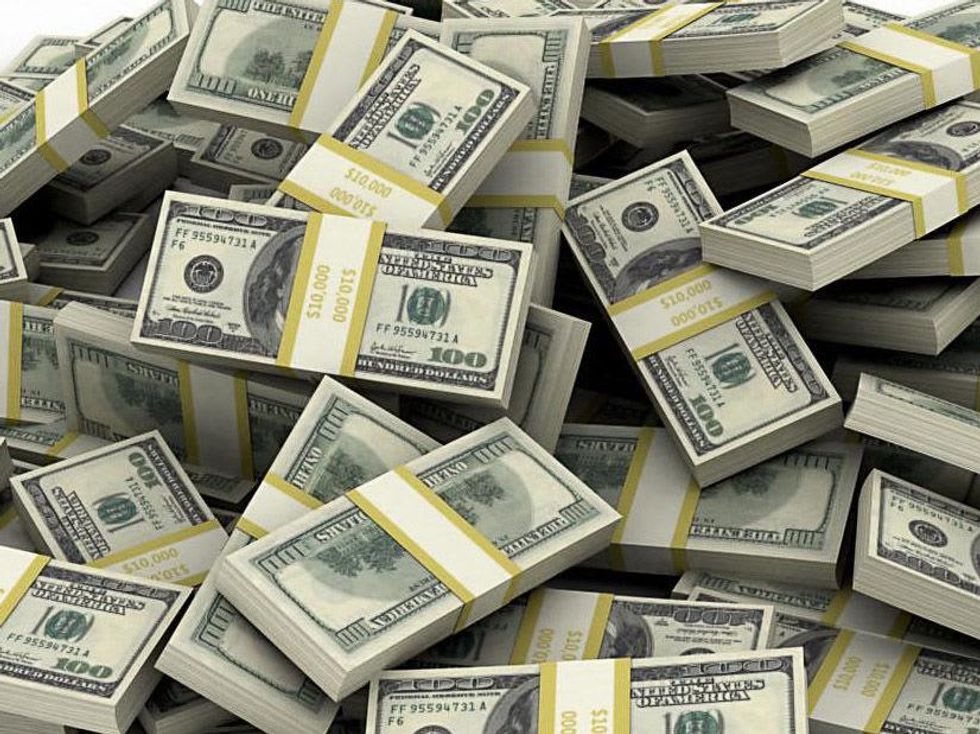 money, Benjamins, 100 bills, cash, December 2012