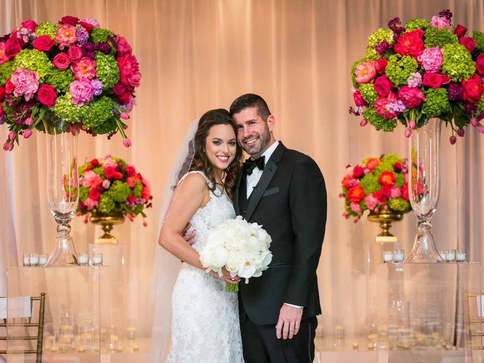 Monica Kitt Wedding, Bride and Groom