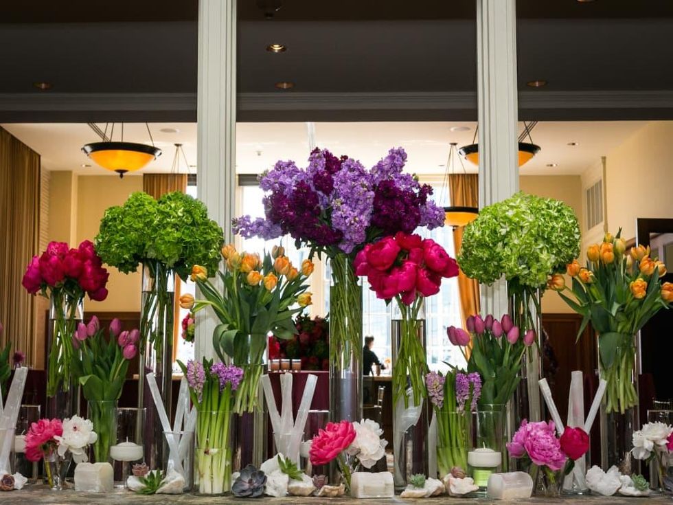 Monica Kitt Wedding, Florals