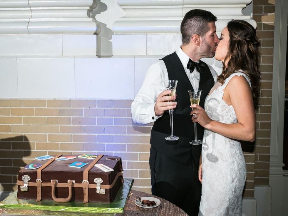 Monica Kitt Wedding, grooms cake