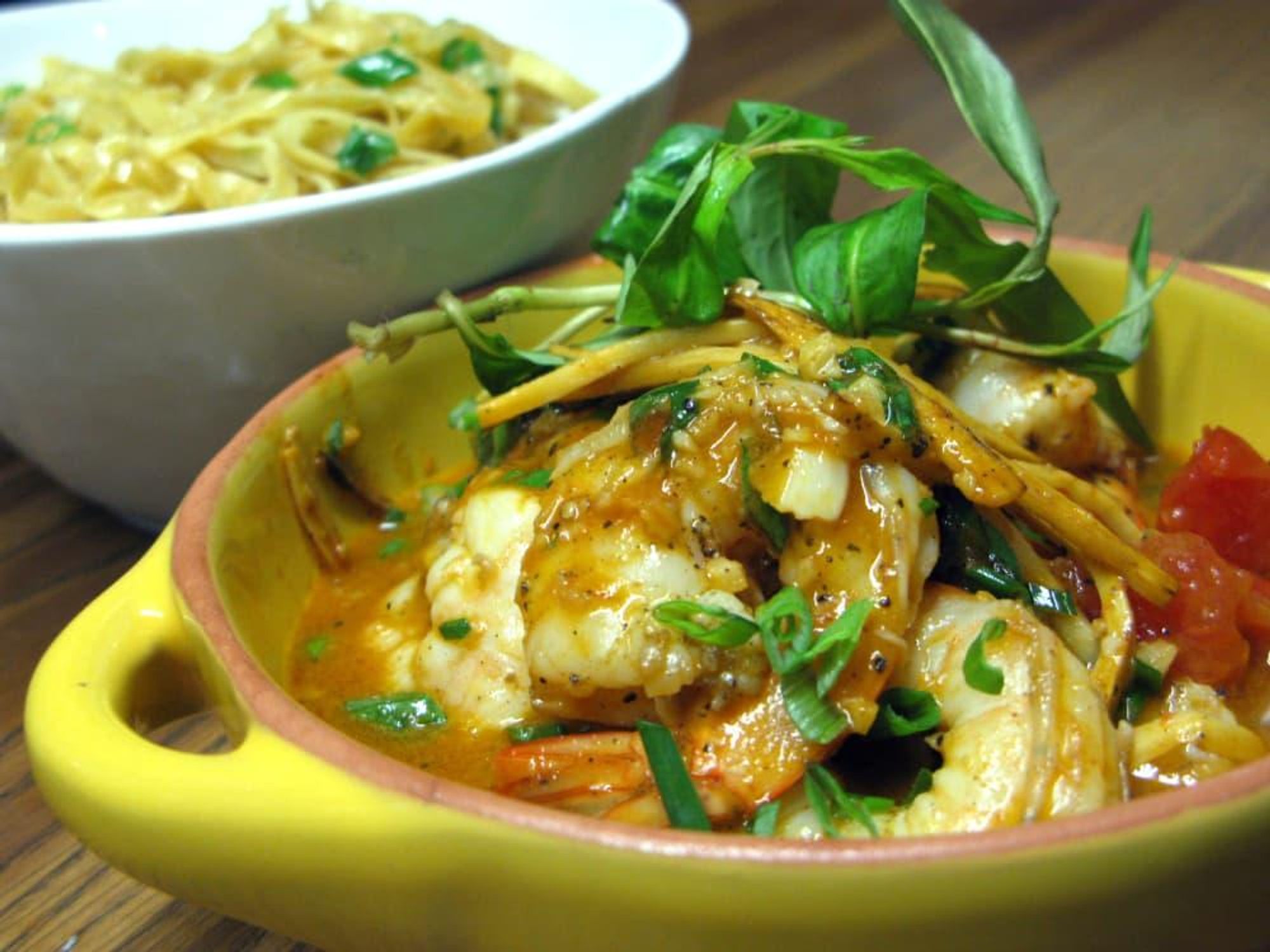 Mot Hai Ba, spicy shrimp