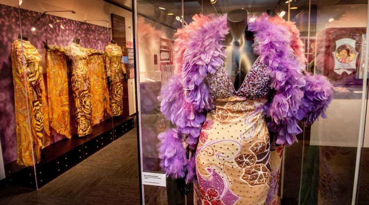 Costumes, worn by The Supremes and many other Motown acts, adorn this ...