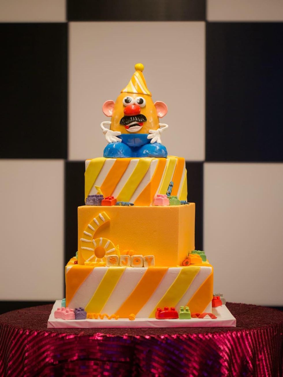 Mr. Potato Head cake