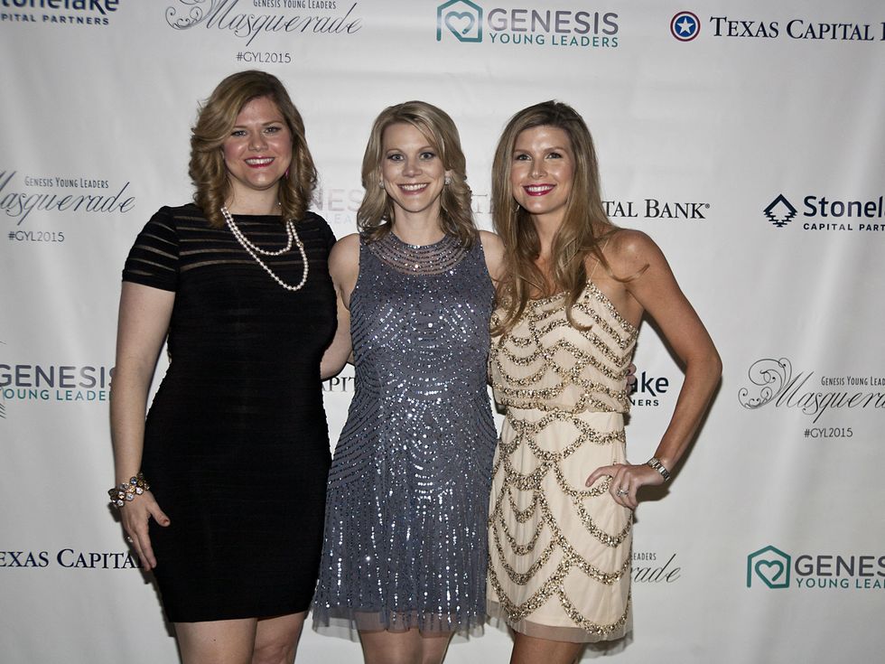 Murphey Sears, Heather Leclair, Marybeth Conlon, masquerade