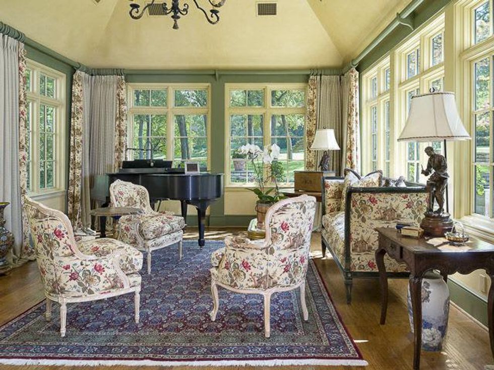 Music room at 4906 Park Ln. in Dallas