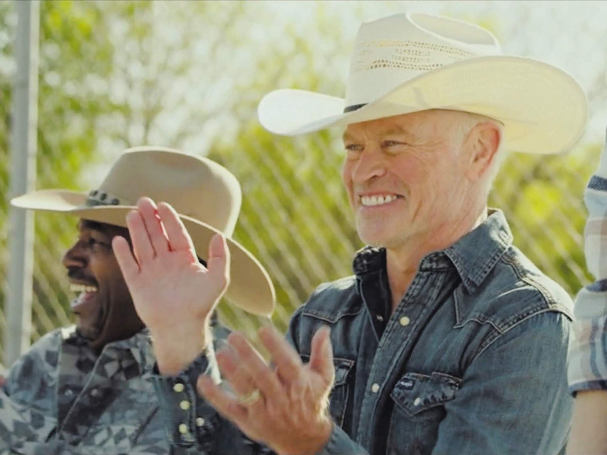 Mykelti Williamson and Neal McDonough in The Last Rodeo