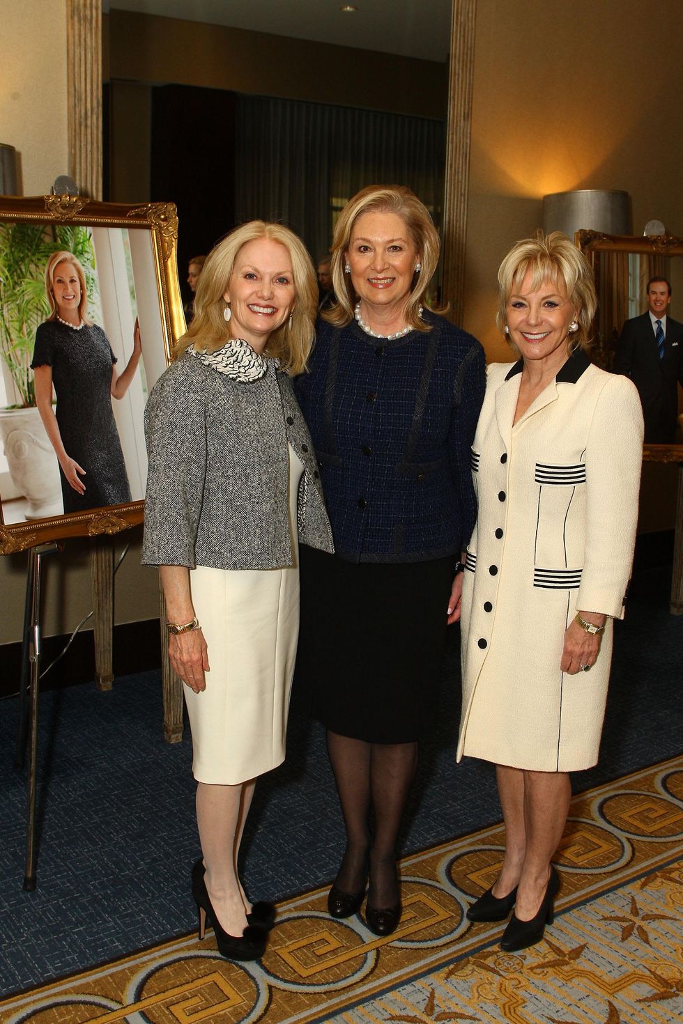 Nancy Cain Marcus, Peggy Sewell, Nelda Cain Pickens