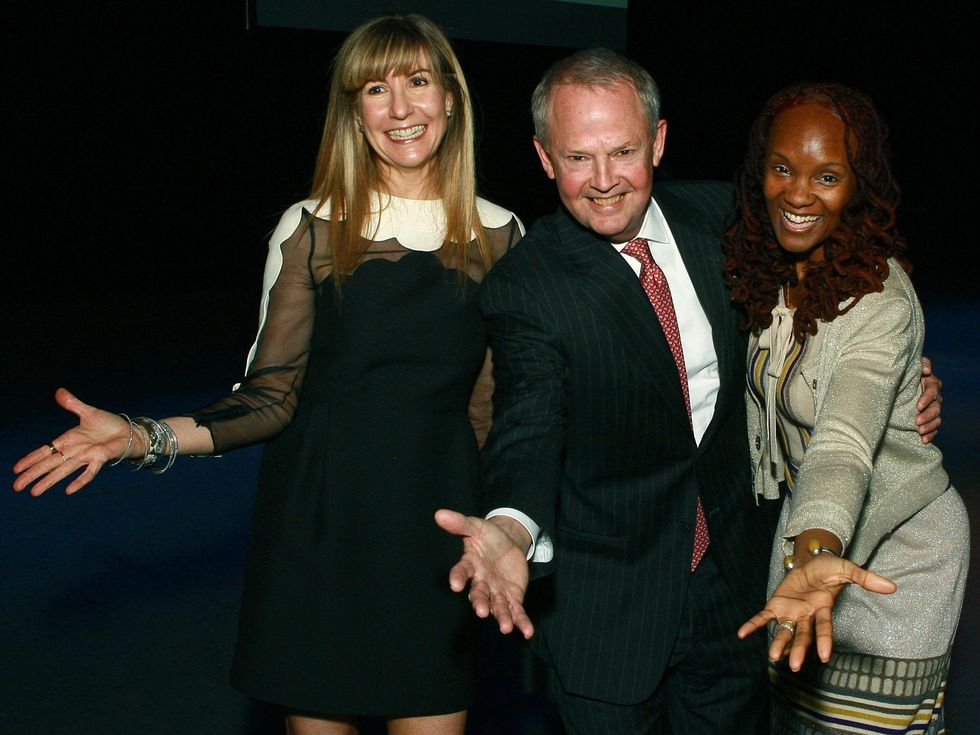 Nancy Carlson, Ken Travis, Rha Goddess, taca award presentation