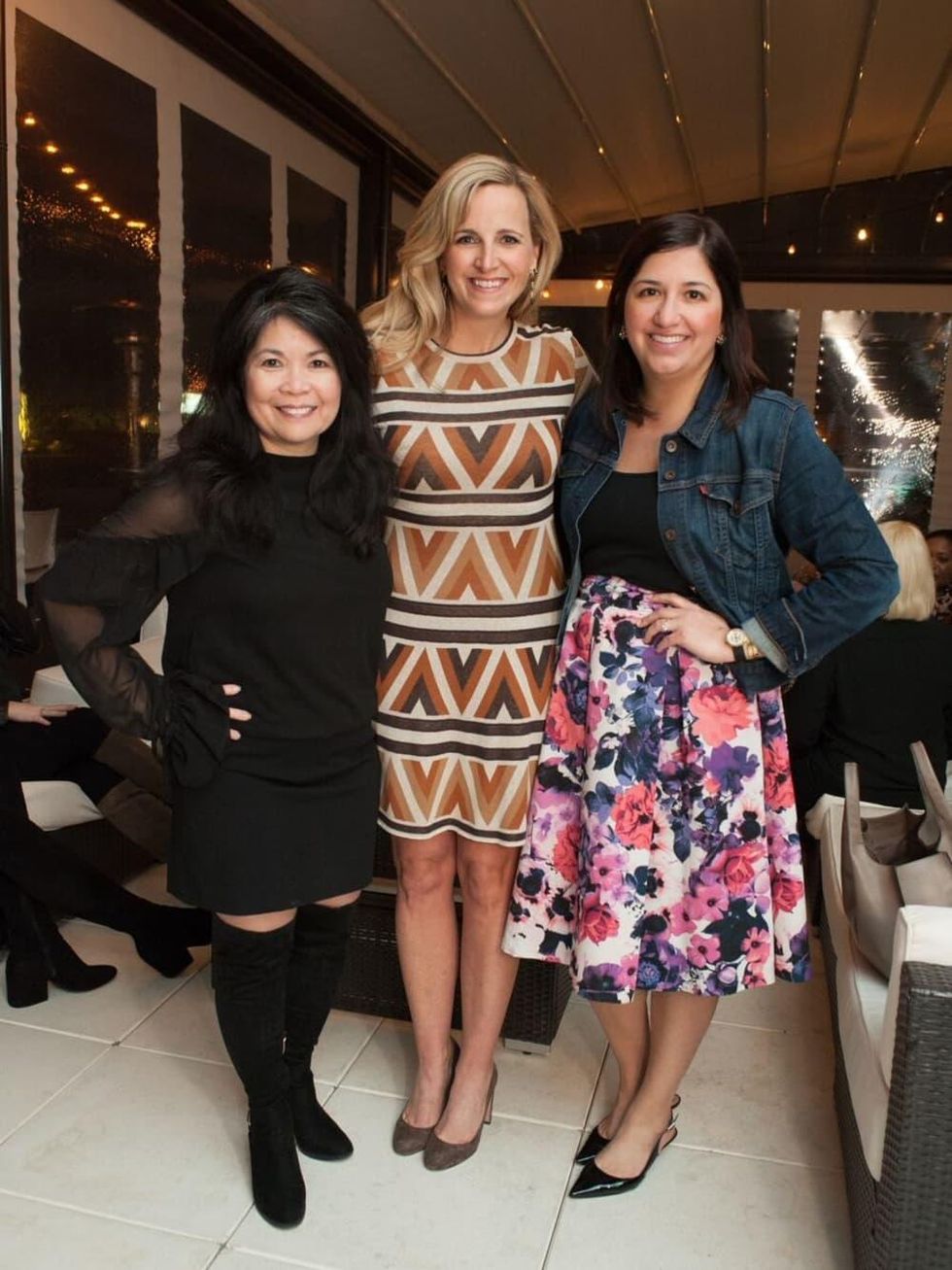 Nancy Gopez, Kristin Sanger, Heather Street Baker, Partners Card 2018