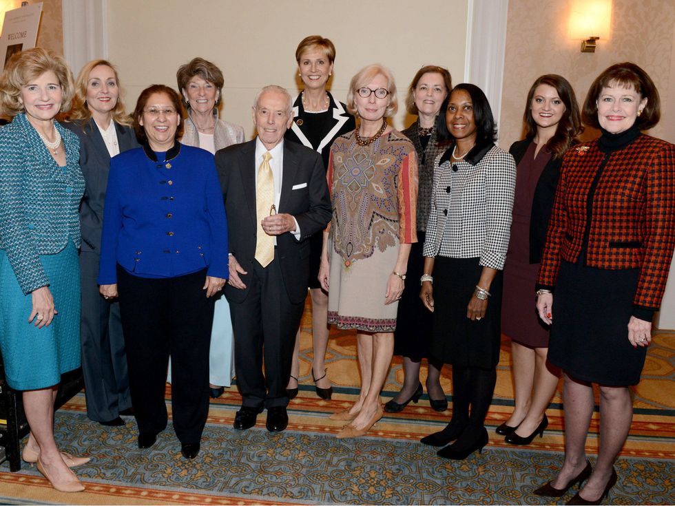 Nancy Paup, Dr. Melissa Tonn, Anna Marie Farias, Dr. Ann McGinity, George Schrader, Dr. Carine Feyten, Sue Bancroft, Mary Wilson, Lola Chriss, Candace Henslee (student regent), Debbie Gibson