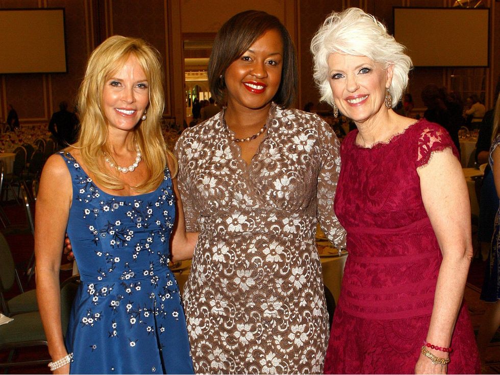 Nancy Rogers, Bianca Jackson, Jan Langbein, Genesis Luncheon