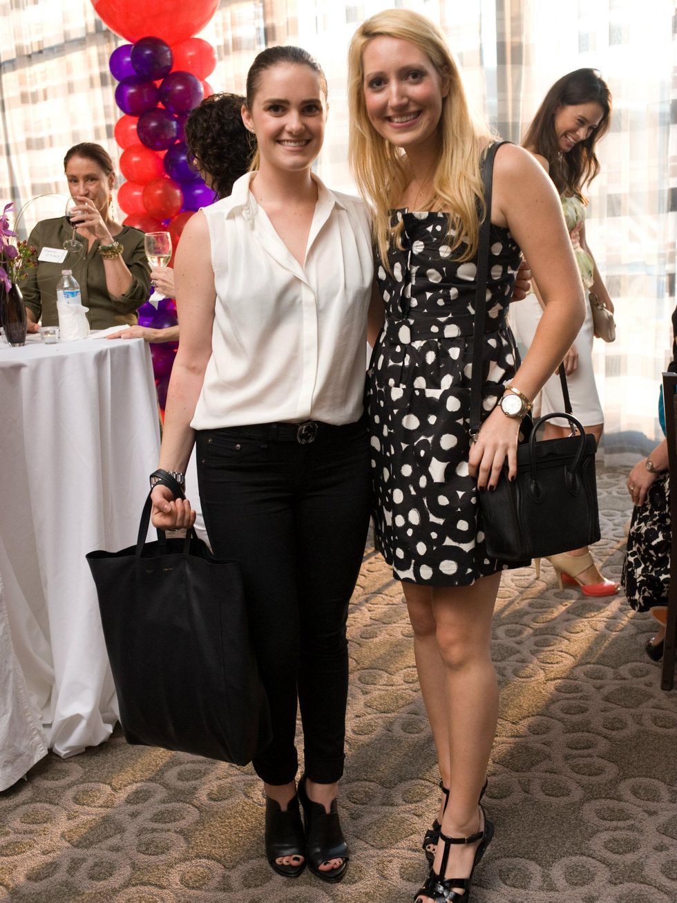 Natalie Tippett Nicholas, Krystal Schlegel, Partners Card Kickoff