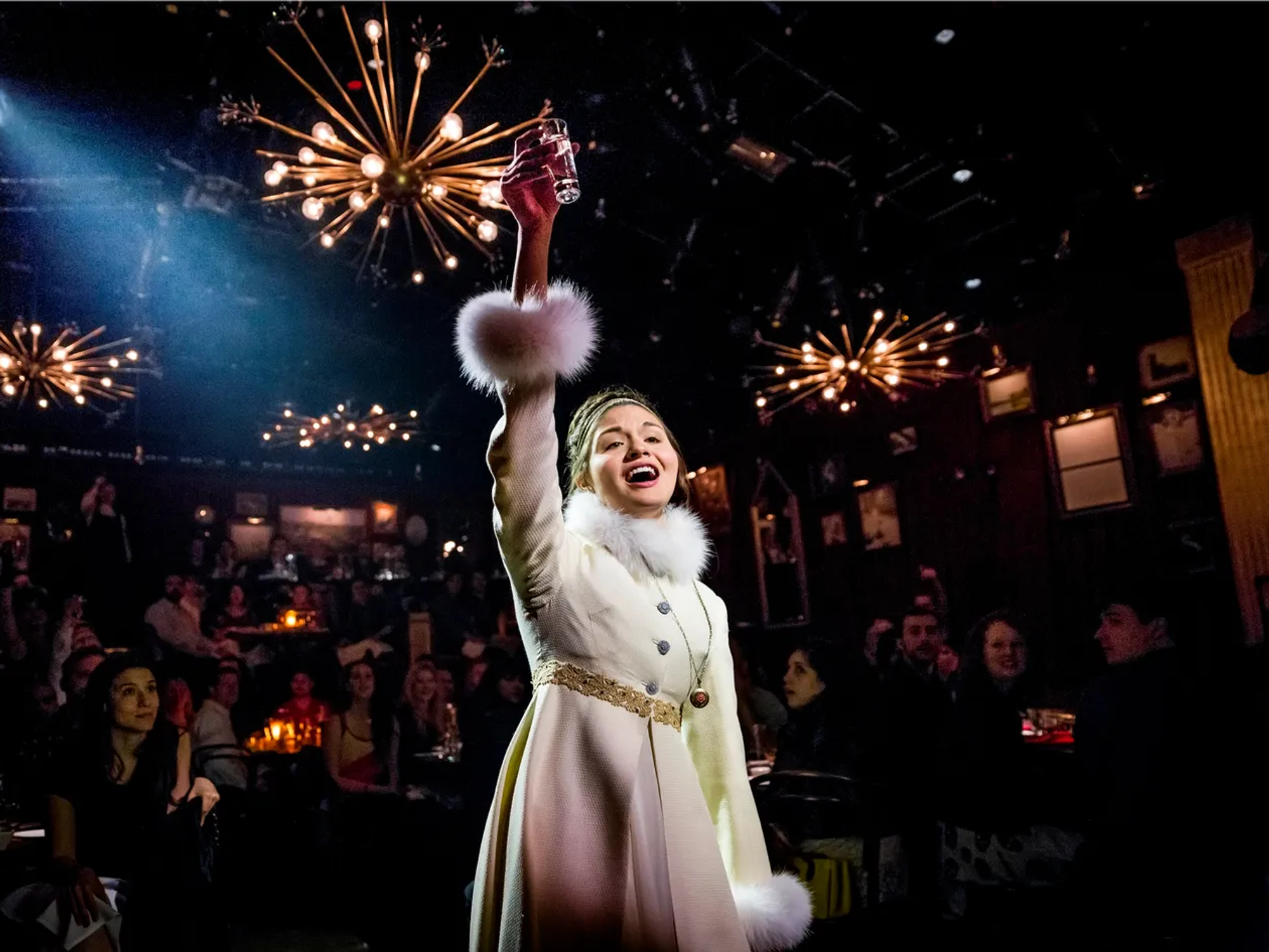 Natasha, Pierre, and the Great Comet of 1812 Off Broadway.