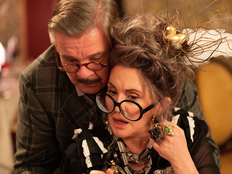 Nathan Lane and Megan Mullally in Dicks: The Musical