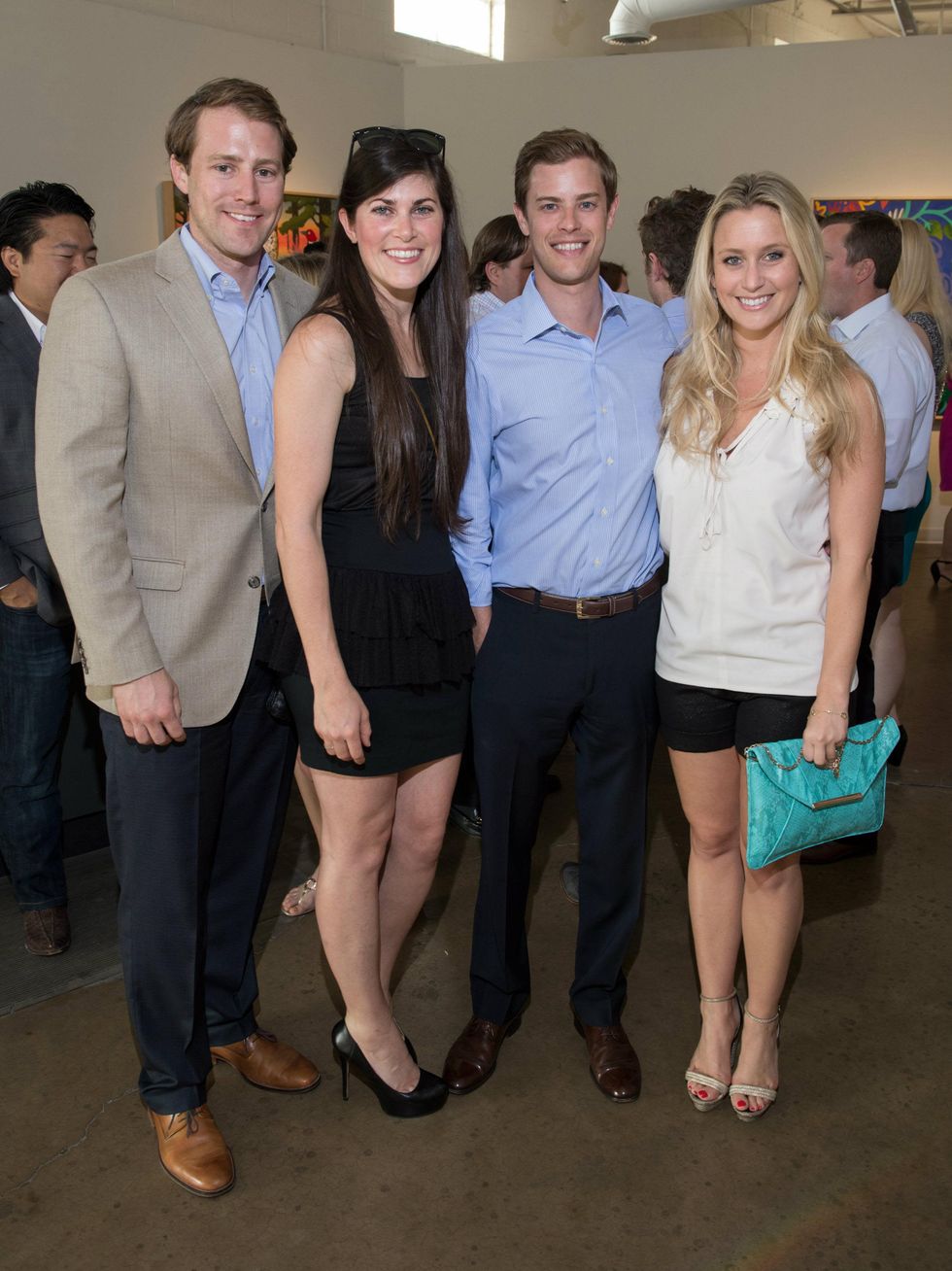 Nathan Nash, Rachel Nash, Jared Hutchins, Tierney Kaufman, affair of the art kickoff